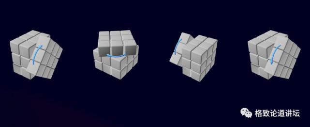 魔方四面还原公式_最强大脑 魔方复原方法 罗马房间记忆法