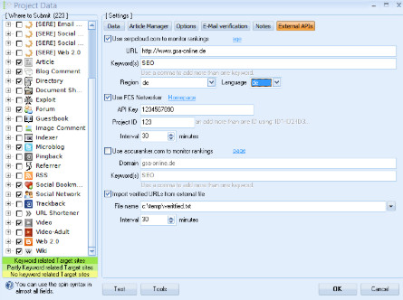 GSA Search Engine Ranker免费版 反向链接优化工具 站长SEO排名_好搜排名提升软件