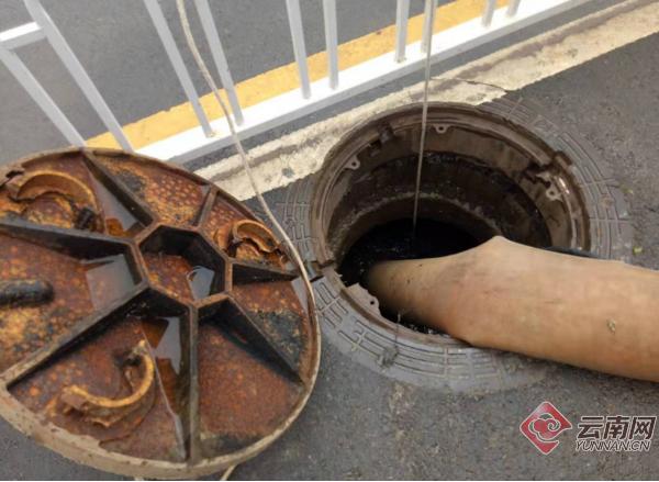 昆明人民西路海源中路积水_昆明排水设施管理有限责任公司_昆明暴雨淹水