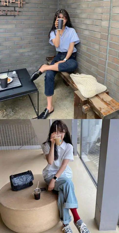 裤型选择指南_街拍紧身牛仔裤_紧身裤vs宽松裤