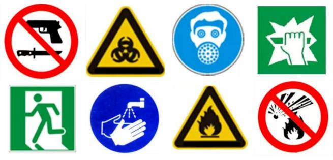 【全民反恐 共创平安】安全标志，一学就会