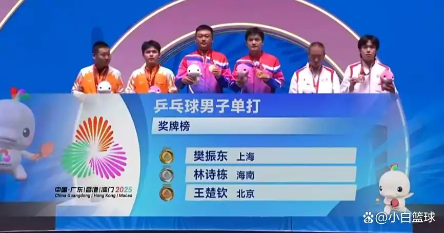 樊振东霸气比1全场欢呼!林诗栋送祝贺两人握手聊天 王楚钦领奖大笑