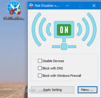 NetDisabler主界面截图