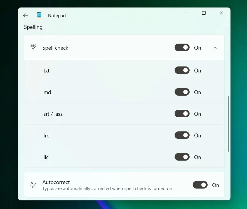 怎么取消记事本打开方式_Windows记事本拼写检查功能_微软记事本新功能Tab标签