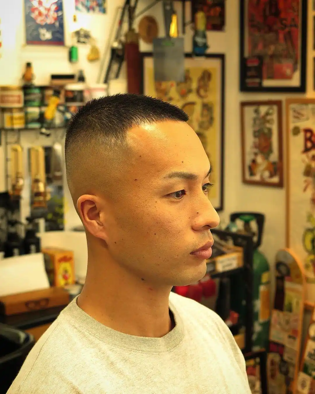 男士寸头造型_男士发型层次感_男发型