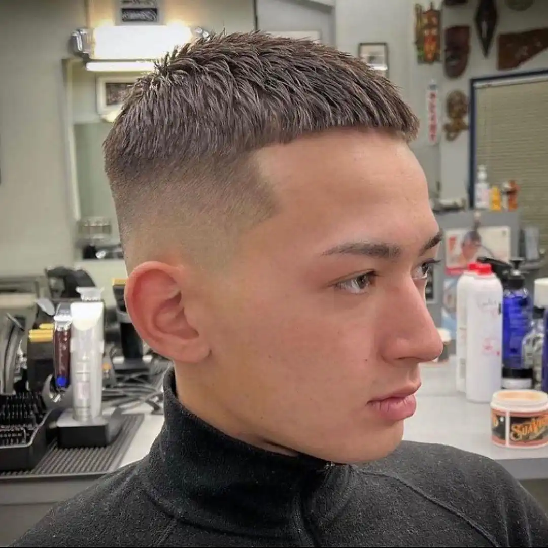 男士寸头造型_男士发型层次感_男发型