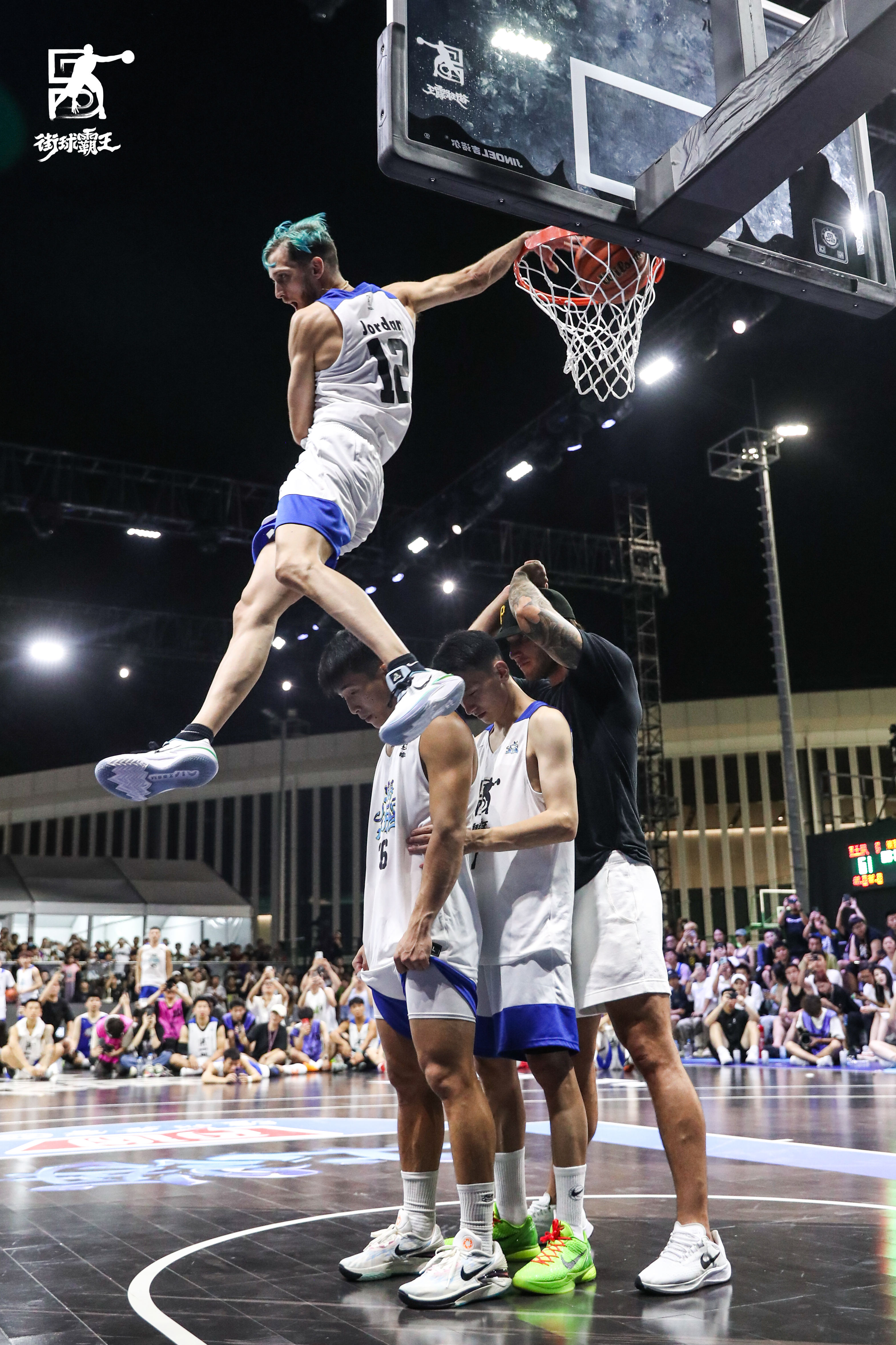 一场上海的街头篮球赛事，让NBA名宿马里昂也赞叹叫好