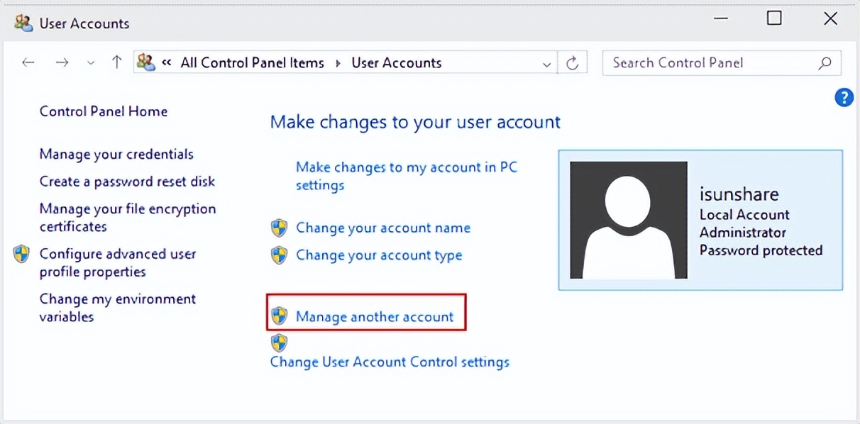 win10本地账户管理员改名字_更改Windows 10用户密码_使用默认管理员更改Windows 10用户密码
