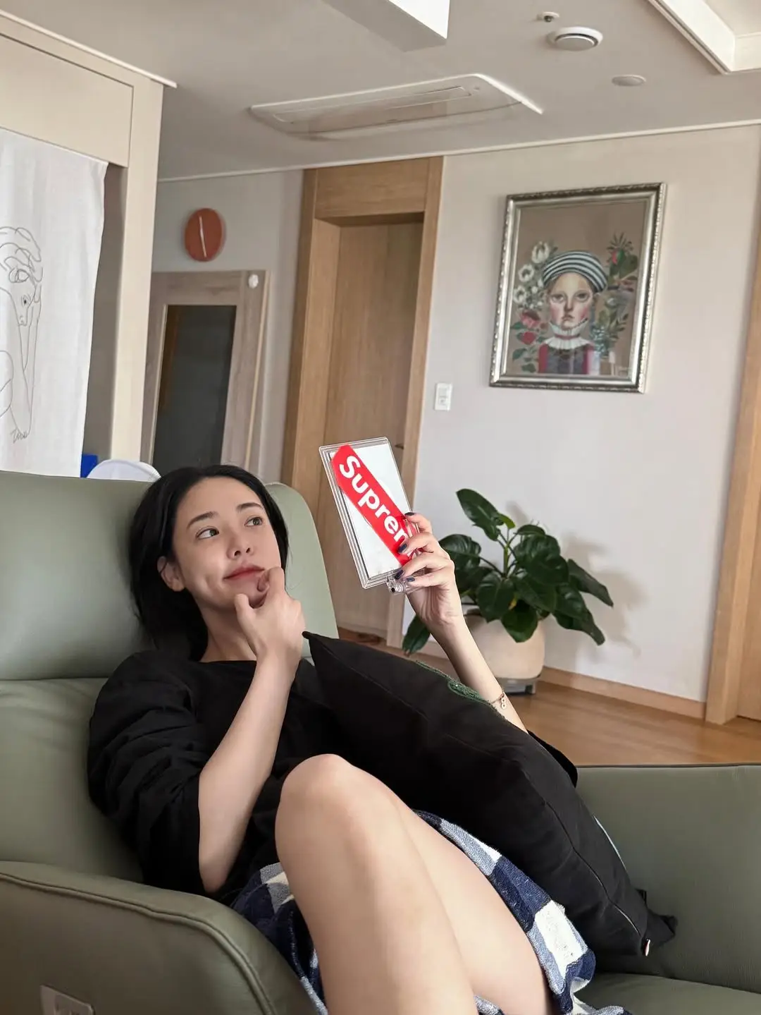 韩国知名女星公开家中内部装饰，澄清与权志龙家相似部分