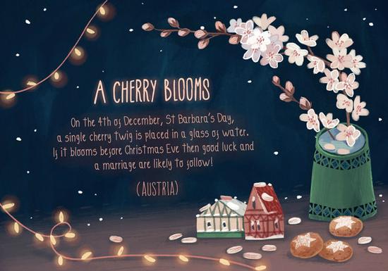 奥地利;12月4日的插花