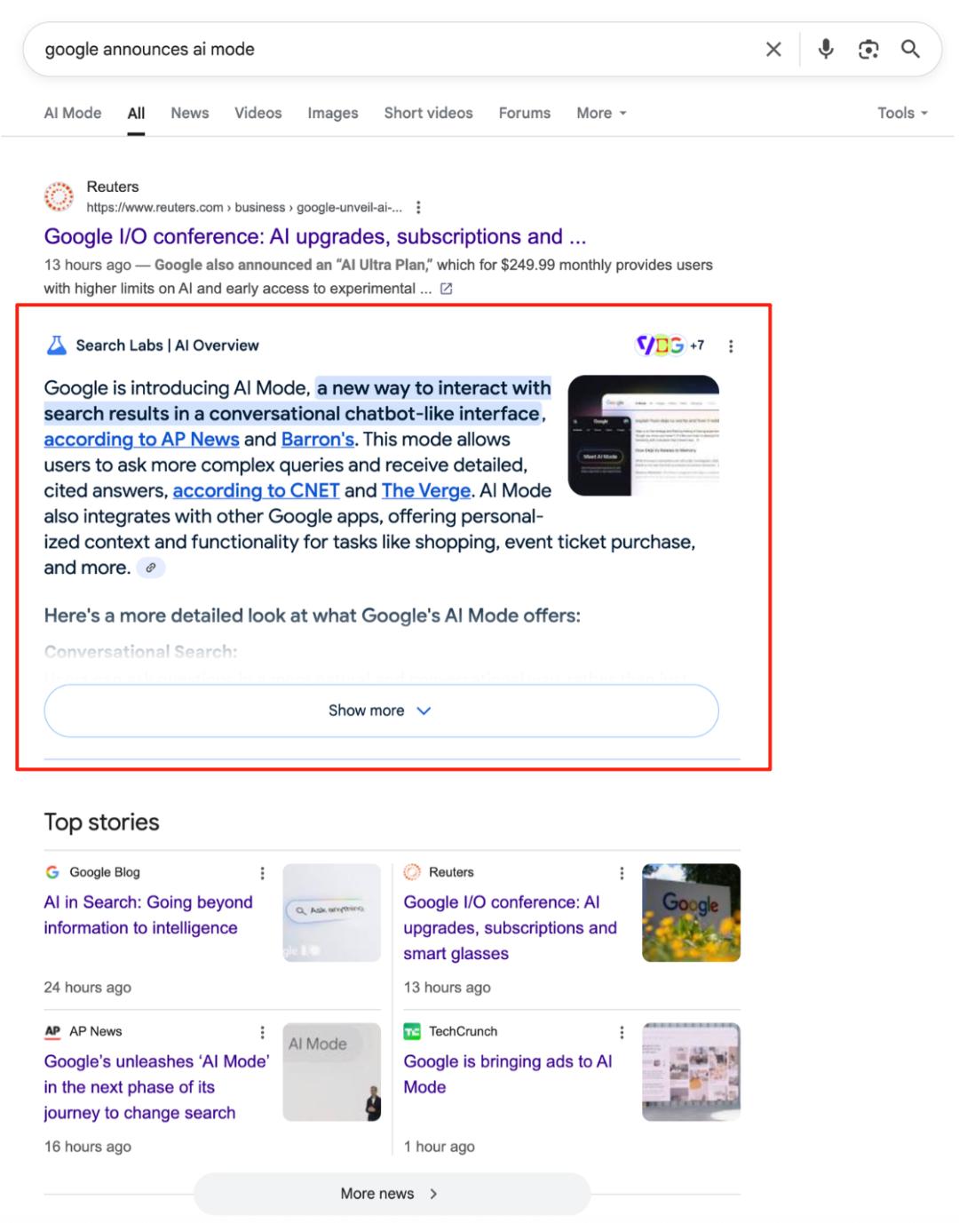 AI Overviews商业模式影响_谷歌AI搜索革命_360搜索发海报向谷歌看棋 人工智能成科技圈焦点