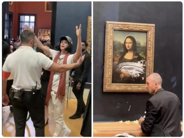 蒙娜丽莎防弹玻璃保护_卢浮宫一件被盗珠宝掉半路了_卢浮宫蒙娜丽莎蛋糕事件