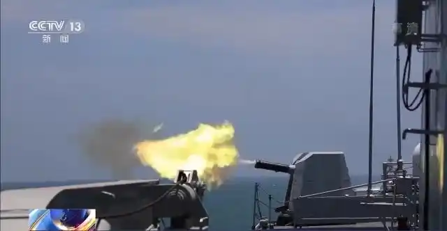 黄海南部进行实弹射击_解放军黄海实弹射击_解放军黄海重大军事活动