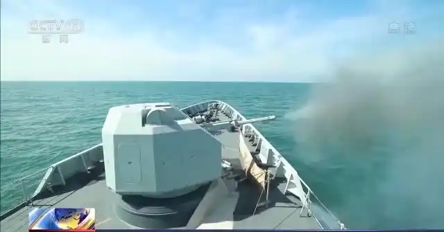 解放军黄海重大军事活动_黄海南部进行实弹射击_解放军黄海实弹射击