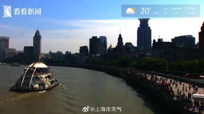“因天气取消了五一出游”上热搜？上海今日阳光露脸，气温回升，最新全国天气预报→