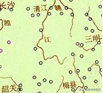 通过地图，了解江西省赣州市从古到今的历史变迁