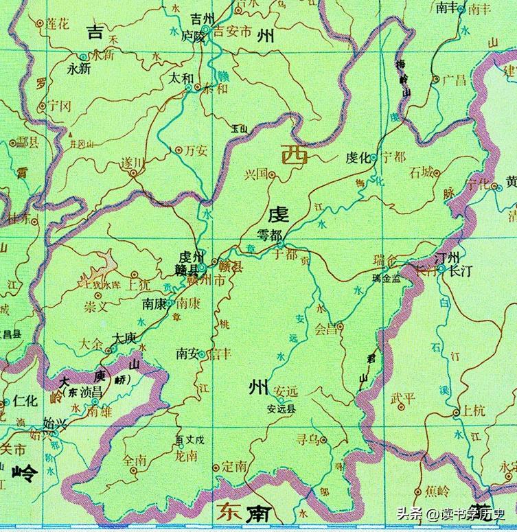 赣州市古代行政区划_赣州市历史沿革_江西省瑞金市地图