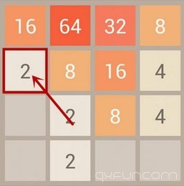 2048游戏技巧：怎么合并数字才不会死？ - 清新范(Qxfun.com)