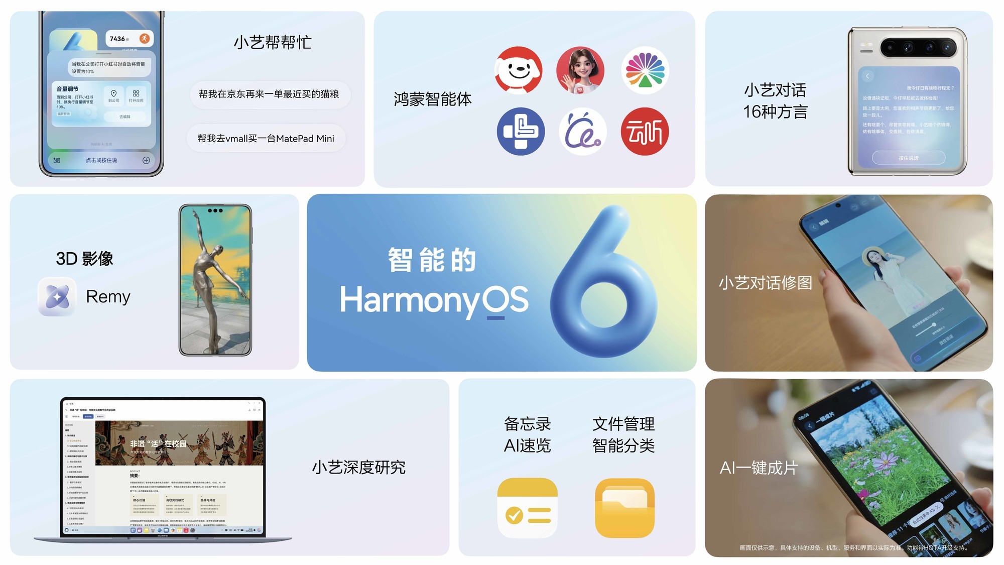 鸿蒙操作系统6发布，今日开启公测，首批九十多款机型开放升级