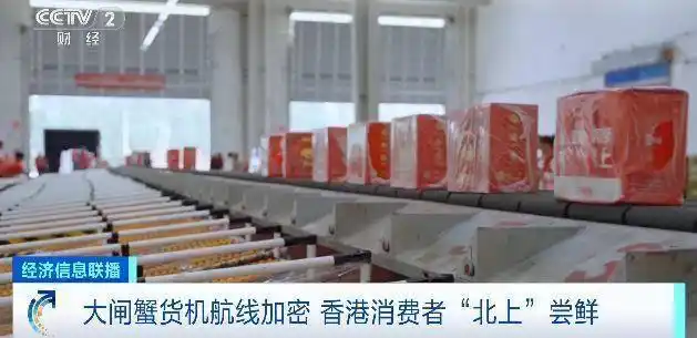 大闸蟹物流运输_阳澄湖大闸蟹发货_香港消费者北上尝鲜_大闸蟹坐“头等舱”24小时飞抵餐桌
