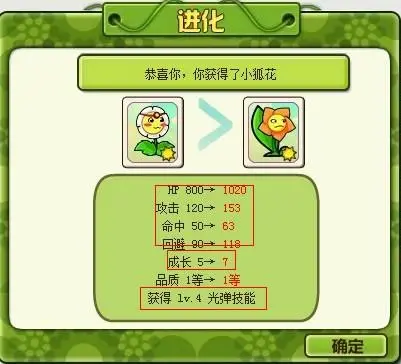战斗力升级法《植物大战僵尸OL》进化系统 战斗力升级法《植物大战僵尸OL》进化系统