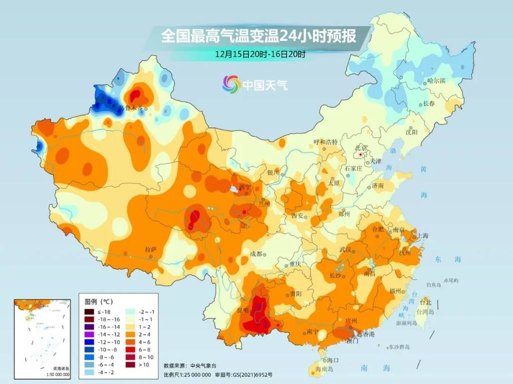 冷空气下周再来袭!长江以北部分地方气温或创立冬后新低 冷空气下周再来袭!长江以北部分地方气温或创立冬后新低