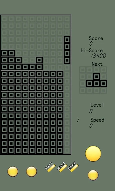 经典老式俄罗斯方块截图1