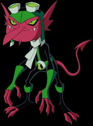 ben10外星英雄21_BEN10外星英雄百科 机械型篇 灵精怪变形怪融合型 变形怪与轰天雷融合型