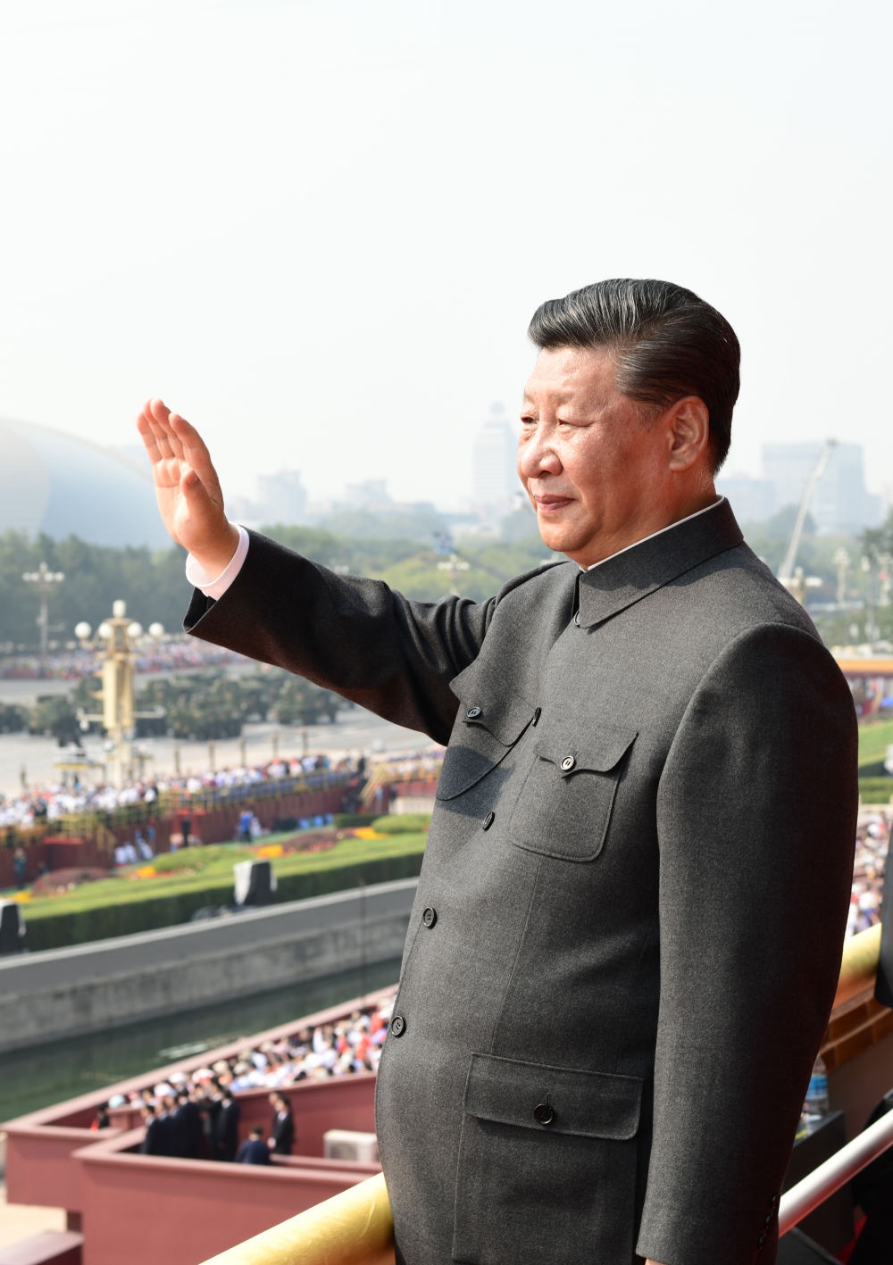 习近平深情瞻仰人民英雄纪念碑_习近平总书记英雄讲话_纪念中国人民抗日战争胜利80周年大会