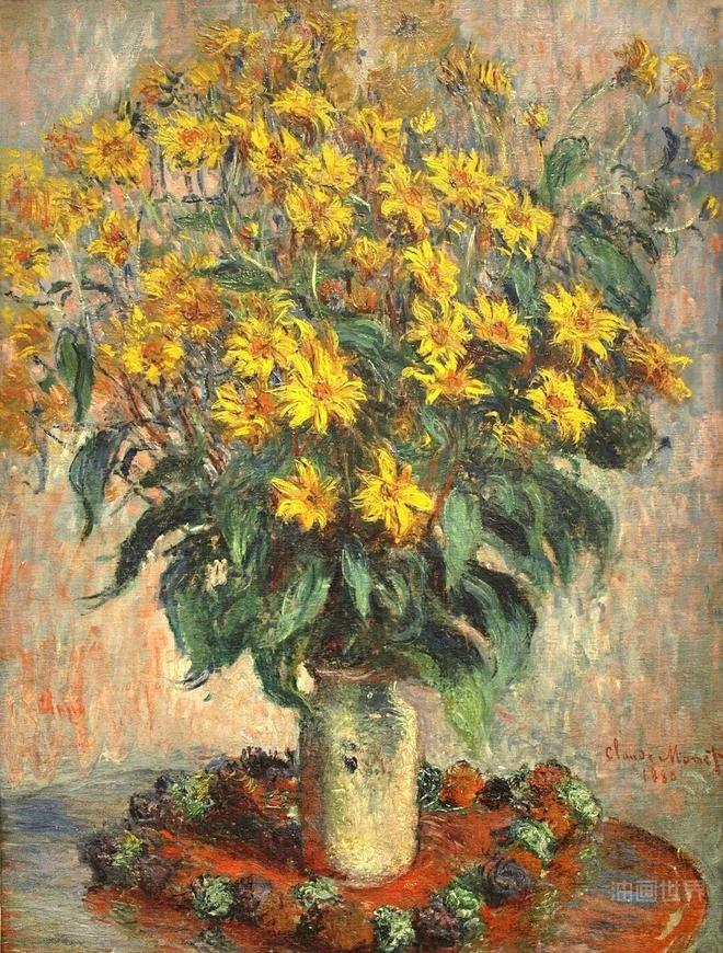 克劳德·莫奈的作品_莫奈菊花画_菊花文化