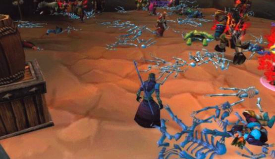 魔兽rpg显血_魔兽世界 堕落之血事件 病毒传播