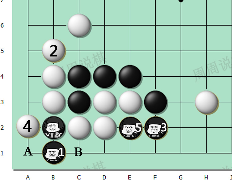 围棋对杀切断增加暗气_围棋入门 暗气_围棋对杀暗气运用