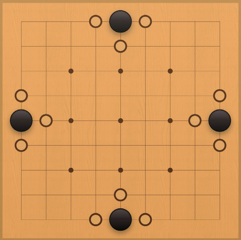 围棋气的概念_围棋入门 暗气_棋子边界气数