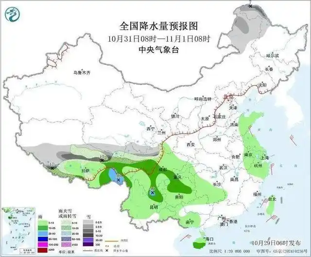 青藏高原雨雪天气频繁_大暴雪、特大暴雪要来了_中东部地区降水增多