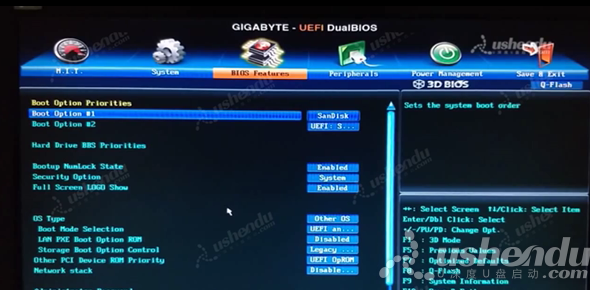 技嘉GA-F2A55M-DS2主板U盘启动设置_技嘉u盘启动快捷键是哪个键_技嘉GA-F2A55M-DS2主板BIOS设置教程