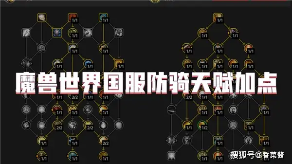 魔兽世界国服防骑天赋加点