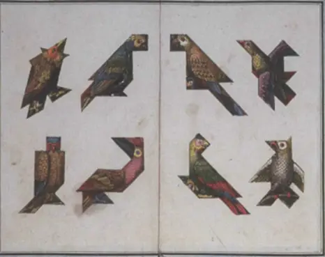 七巧板组成_七巧板历史演变_中国梦七巧板图片