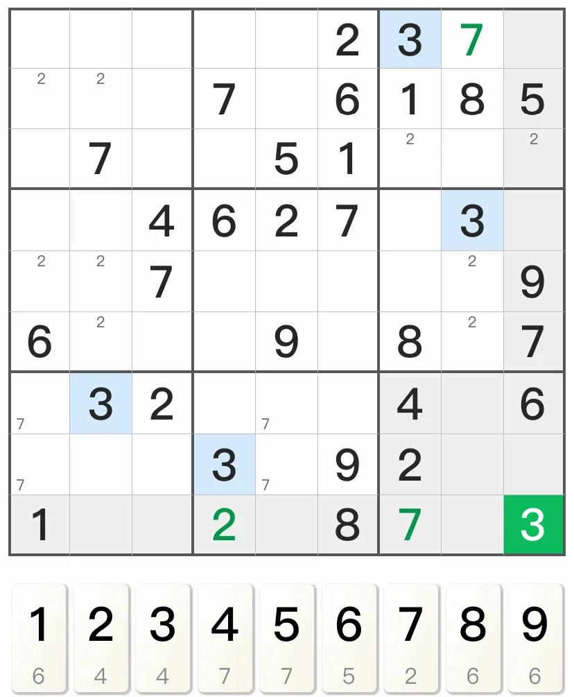 英语数独游戏规则_数独解题技巧_唯余解法数独