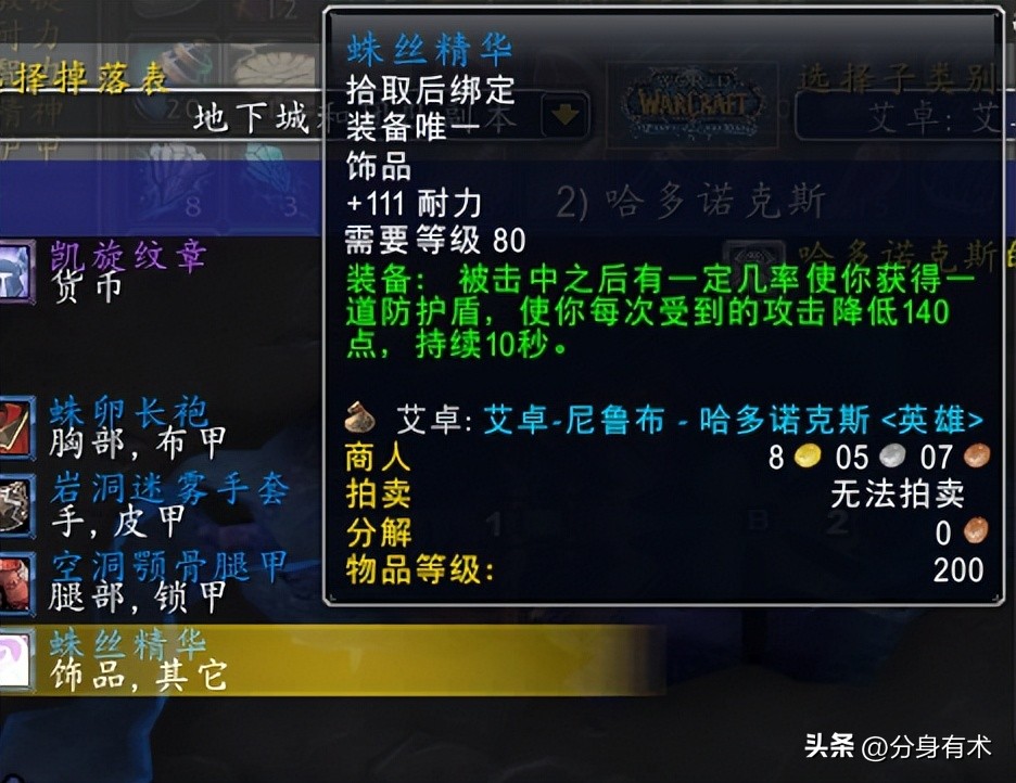 魔兽世界怀旧服：防骑单刷装备讲解，蛛丝精华一点用都没