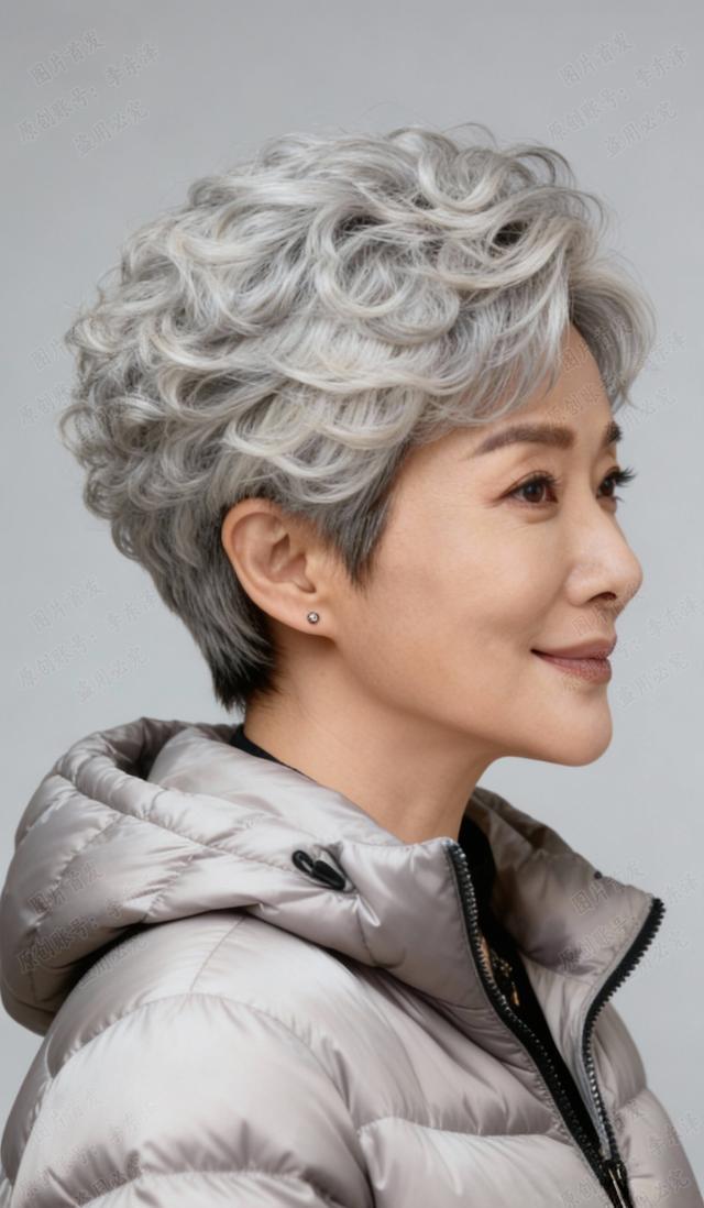 白发碎蓬卷_不染白发发型_2026小男孩流行发型