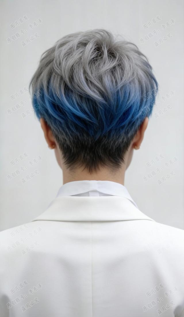 银发潮流发型_白发造型_2026小男孩流行发型