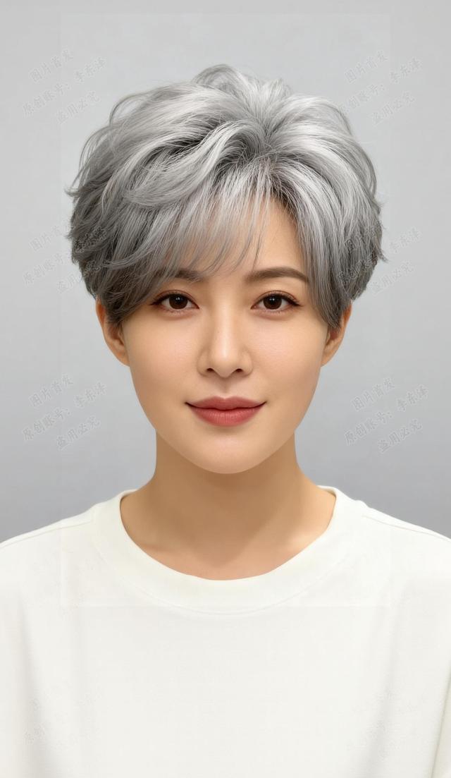 银发潮流发型_白发造型_2026小男孩流行发型