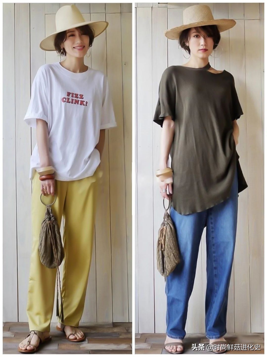 中年女性气质穿搭_雪纺衫棉麻裤搭配_高档雪纺衫