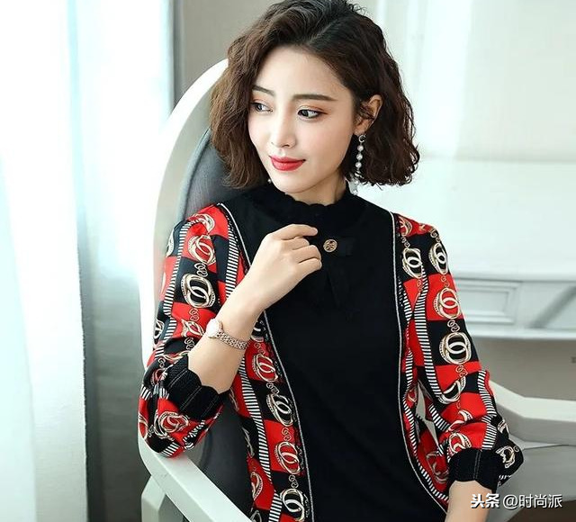 雪纺衫春季穿搭_修身显瘦雪纺衫_高档雪纺衫