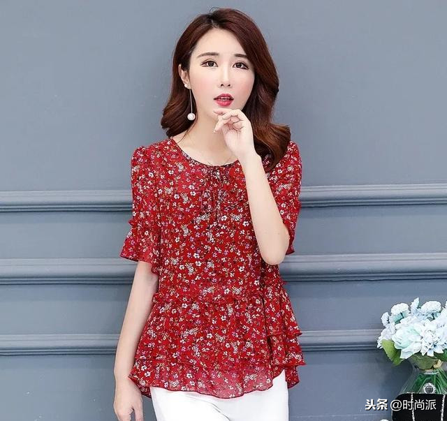 高档雪纺衫_修身显瘦雪纺衫_雪纺衫春季穿搭