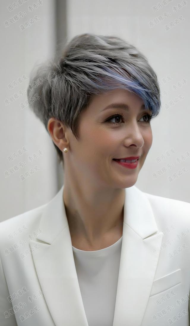 2026小男孩流行发型_短碎发层次感设计_白发造型设计