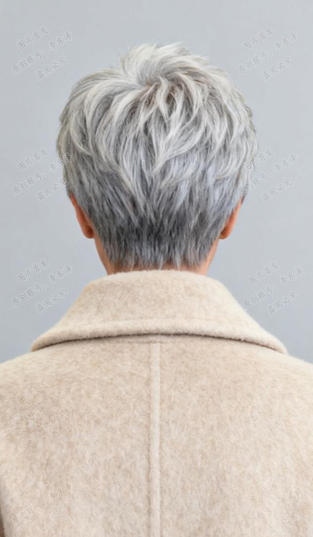 短碎发层次感设计_2026小男孩流行发型_白发造型设计