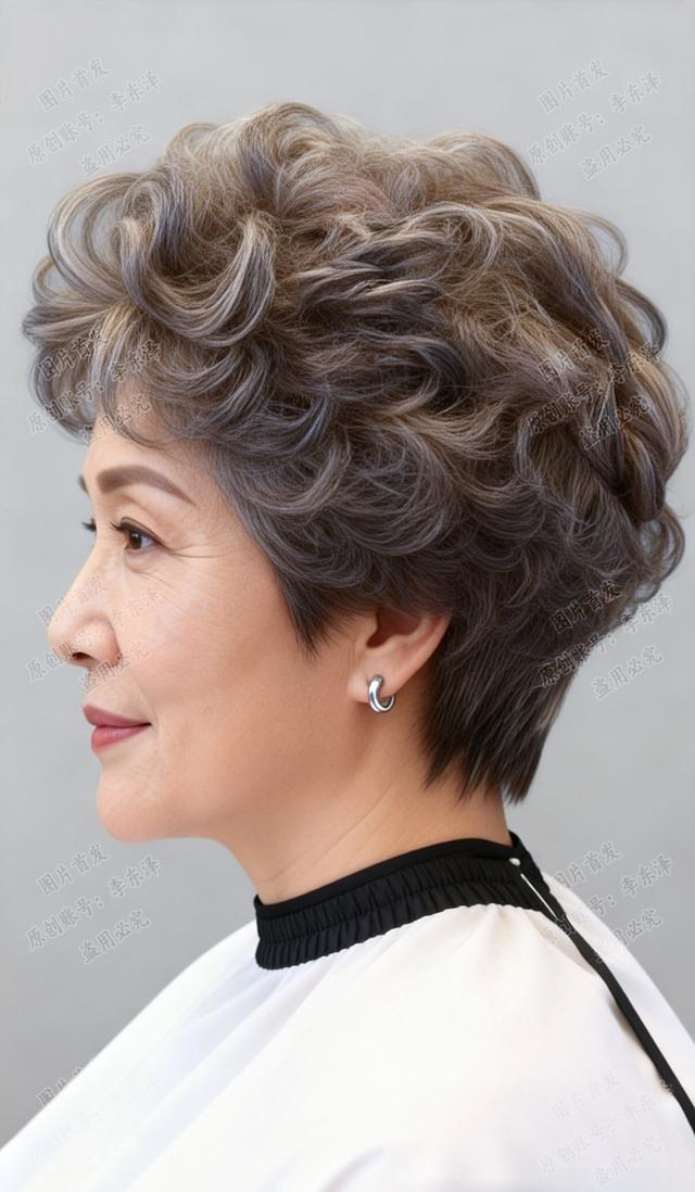 2026小男孩流行发型_白发趋势增强非遮盖_自然银发+短发层次