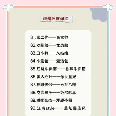 搞笑卧底词汇集锦_谁是卧底游戏规则 词语_谁是卧底游戏规则