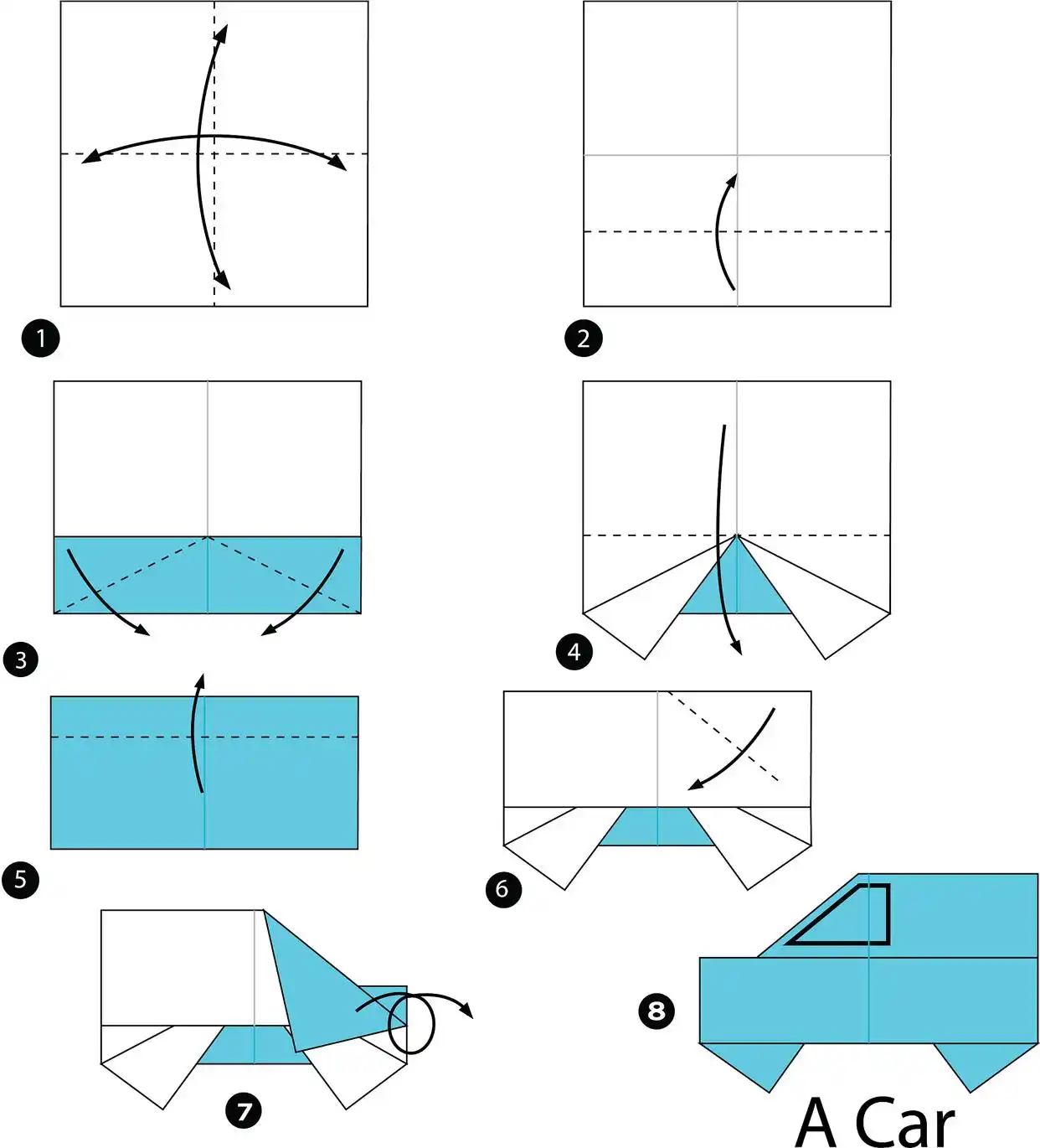 纸船的折法_折纸船教程_创意折纸船方法